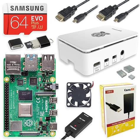 CanaKit Raspberry Pi 4 Starter MAX Kit (4GB RAM): Amazon.ca: Electronics