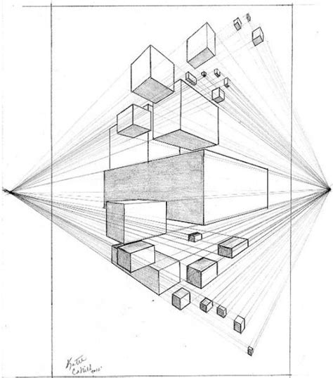 2 point perspective drawing ideas - Claretta Seymour