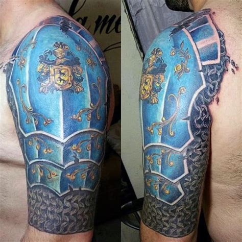 Top 90 Best Armor Tattoo Designs For Men - Walking Fortress