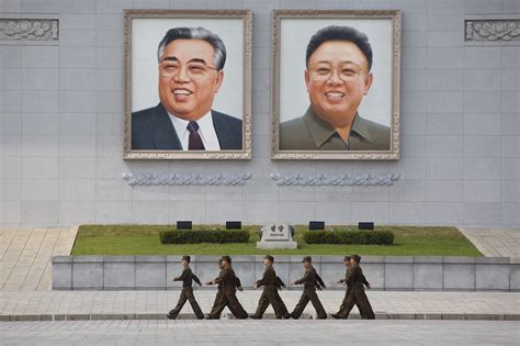 North Korea removes portraits of Kim Jong Un's father, grandfather