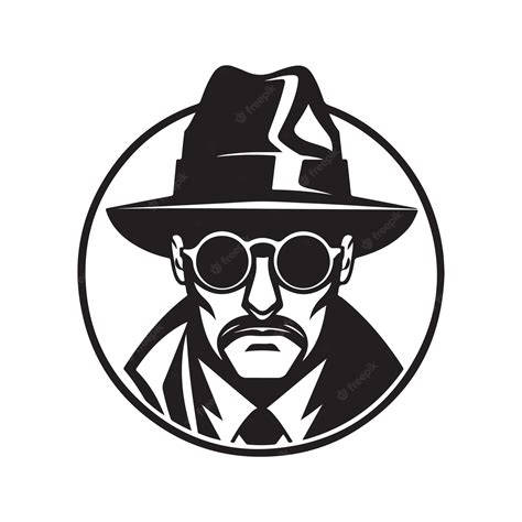 Premium Vector | Detective vector concept digital art hand drawn ...