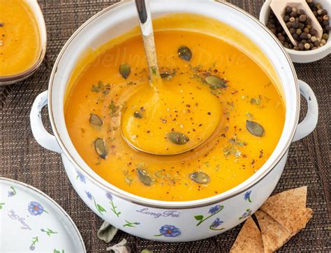 Curried, Sweet Potato Parsnip Vegan Soup | WellnessDove