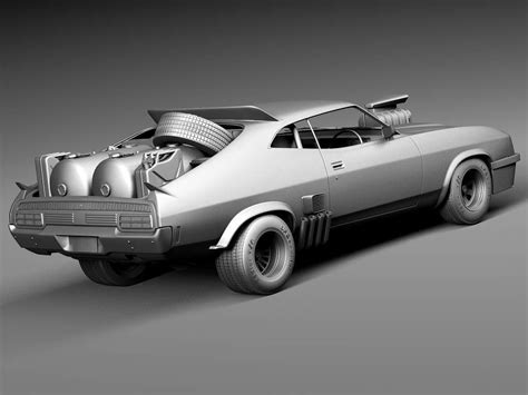 Mad Max Interceptor 1973 - 3D Model by SQUIR