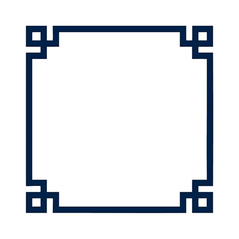 Greek Key Border - Oxford Blue Digital Art by Custom Home Fashions - Pixels