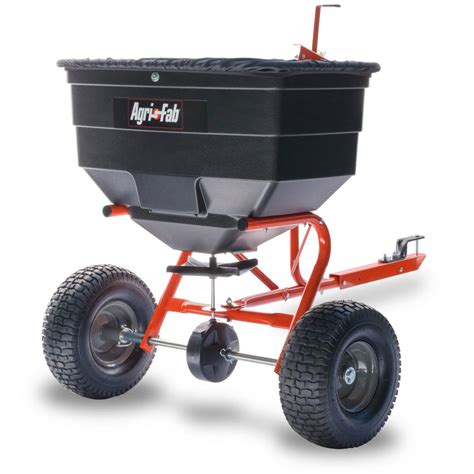 Tow Lawn Spreader Fertilizer Seed Salt Large Universal Hitch Flow 175 lb Tractor | eBay