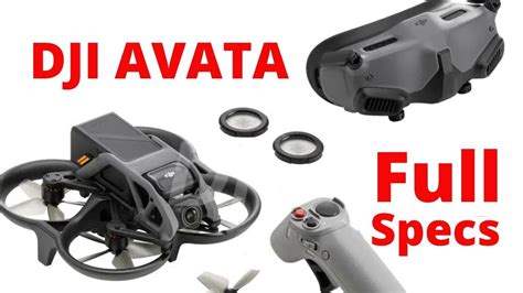 DJI AVATA | Full Specs & Combo Box Reveal!! - YouTube