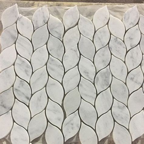 Hot Sale Leaf Shaped Mosaic Marble Tile Backsplash , Find Complete ...