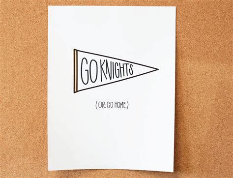 UCF Go Knights Pennant Digital Print - Etsy