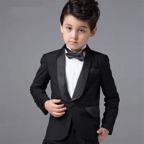 Elegant Children boy tuxedo suit kids prom suits for Weddings Party ...