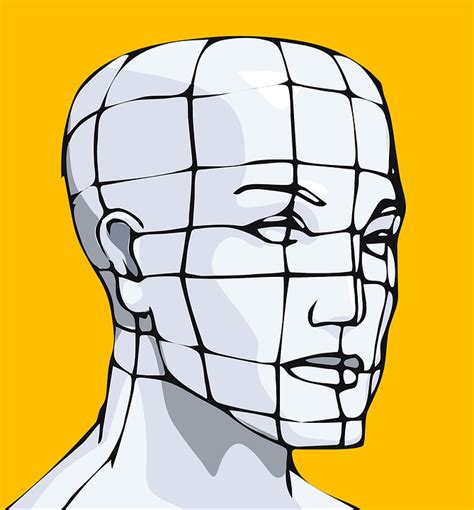 Head Face Grid Human - Free vector graphic on Pixabay