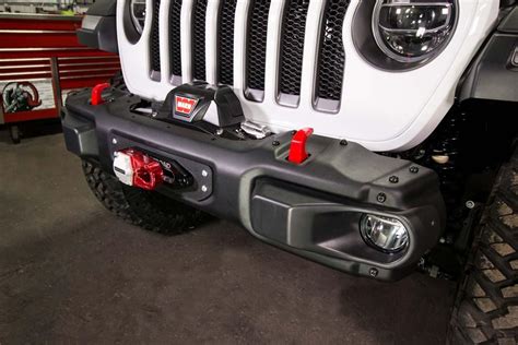 2018-Newer Jeep Wrangler JL/Gladiator OEM Steel Rubicon Front Bumper W/ LED Fog Lights | lupon ...