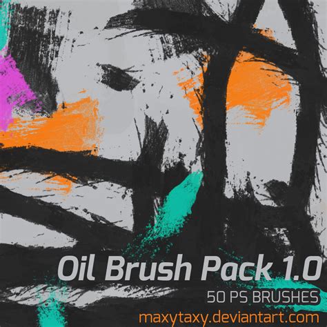 Oil Brush Pack 1.0 - Photoshop brushes