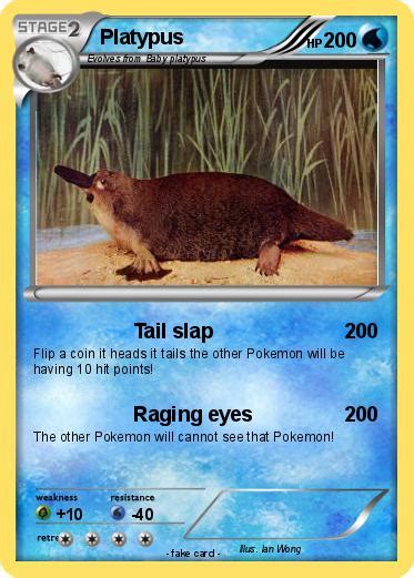 Pokémon Platypus 80 80 - Tail slap - My Pokemon Card