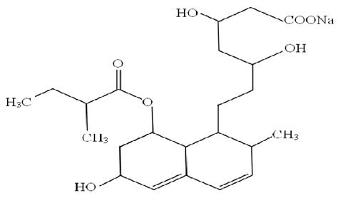 Structure of PRAVASTATIN | Download Scientific Diagram