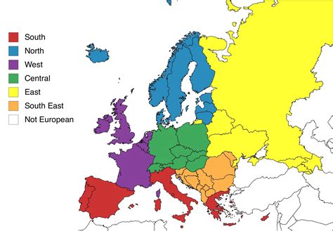 Regions of Europe : r/MapPorn