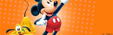 Mickey mouse and pluto 2K wallpaper download