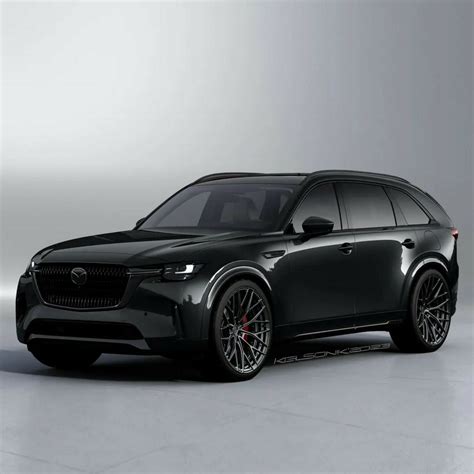 Does The 2024 Mazda CX-90 Look Better All Blacked Out And Lowered ...