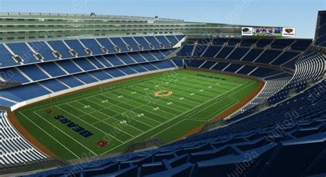 New Soldiers Field – Chicago Bears. Studio2a created 291 seat views – one rendering for every ...