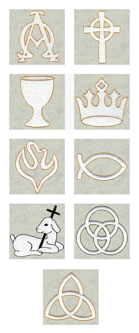 Machine Embroidery Designs - Chrismons Set | Chrismon patterns, Church banners designs, Chrismons