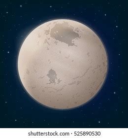 Space Background Realistic Charon Moon Dwarf Stock Illustration ...