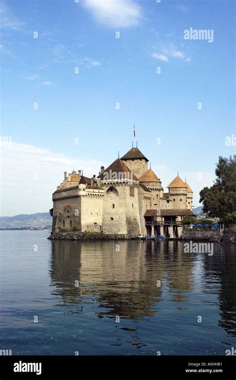 Medieval castle of Chillon Stock Photo - Alamy