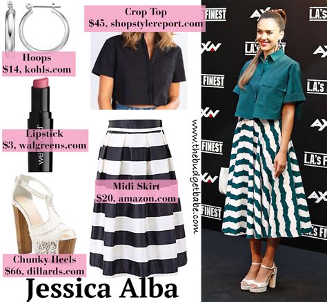 Jessica Alba - The Budget Babe | Affordable Fashion & Style Blog