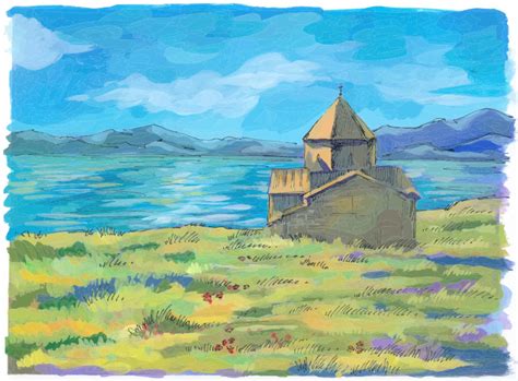 Download Medium Image - Armenian Church Painting PNG Image with No Background - PNGkey.com