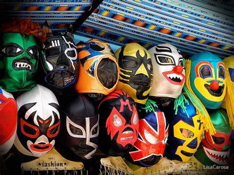 "Lucha Libre Masks" by LisaCarosa | Redbubble