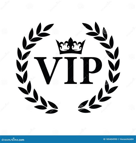 Vip Icon. Privilage Symbol Vector Logo Stock Vector - Illustration of design, membership: 185404990