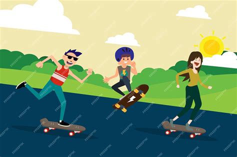 Premium Vector | Skateboard vector template design vector illustration