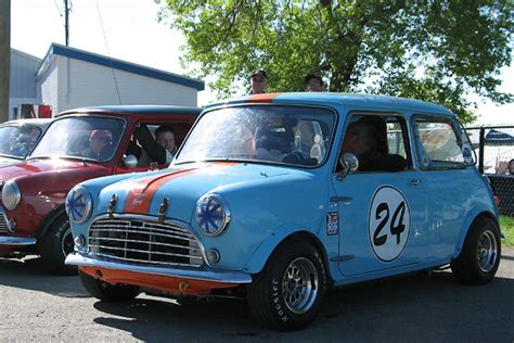 Terry Milnes' 1966 Austin Mini Cooper S Racecar, Number 24