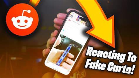 Reacting To FAKE Carts On Reddit - YouTube