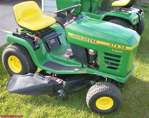 TractorData.com John Deere STX38 Black Deck tractor photos information