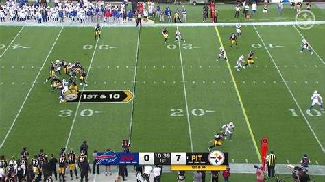 Steelers Quarterback Passing Locations: Preseason Game 2 Vs. Bills ...