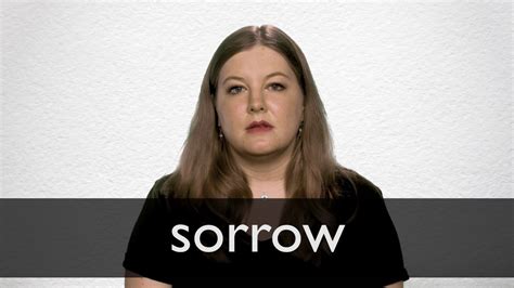 How to pronounce SORROW in British English - YouTube