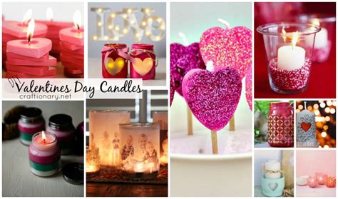 DIY Valentines day candles - Craftionary