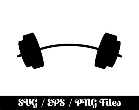 Barbell SVG Free Weights Png Dumbbell Logo Kettlebell ...