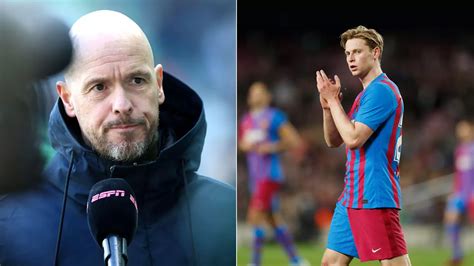 Frenkie De Jong Set To Take Up Most Of Erik Ten Hag's Transfer Budget For Manchester United ...