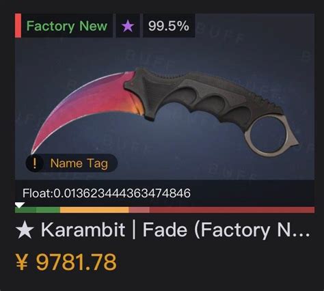 Karambit Fade - 99.5% fade, Video Gaming, Gaming Accessories, In-Game ...