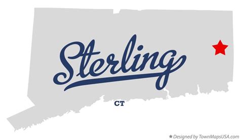 Map of Sterling, CT, Connecticut