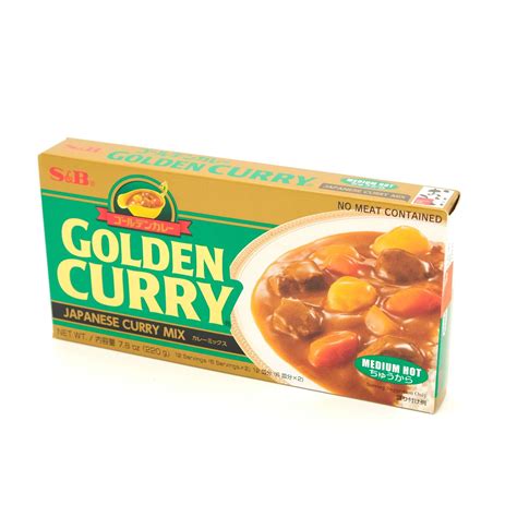 S&B Golden Curry Japanese Curry Mix Medium Hot - 7.8 oz (220 g) - Well Come Asian Market