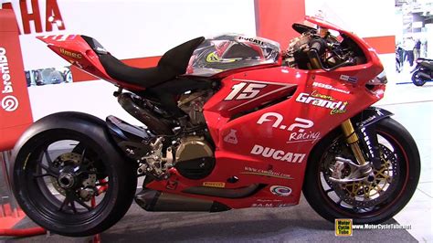 2014 Ducati 1199 Panigale R SBK Racing Bike - Walkaround - 2014 EICMA ...