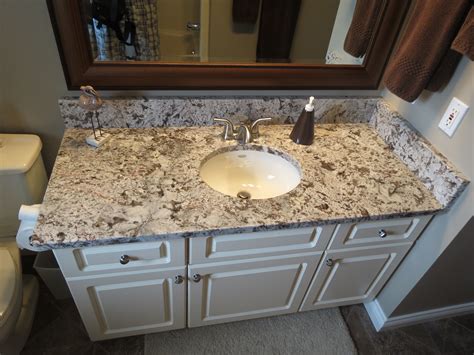 Bianco Antico Granite Countertop Vanity | Kitchen remodel countertops, Granite countertops ...