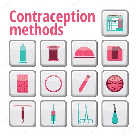 Contraception methods illustration Stock Vector Image by ©vadim-design #66709493