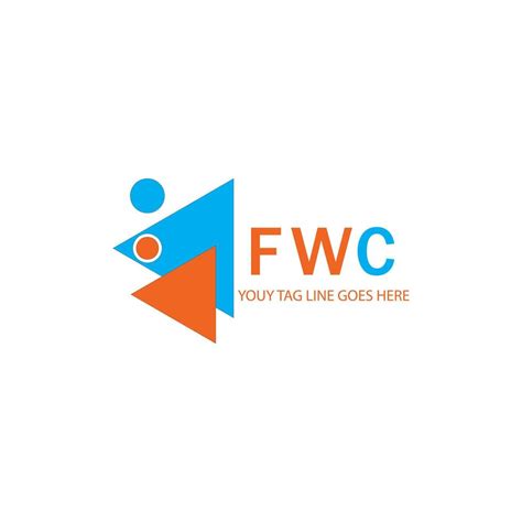 FWC letter logo creative design with vector graphic 7887620 Vector Art ...