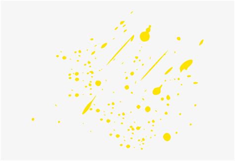 Yellow Paint Splatter Png - 600x485 PNG Download - PNGkit