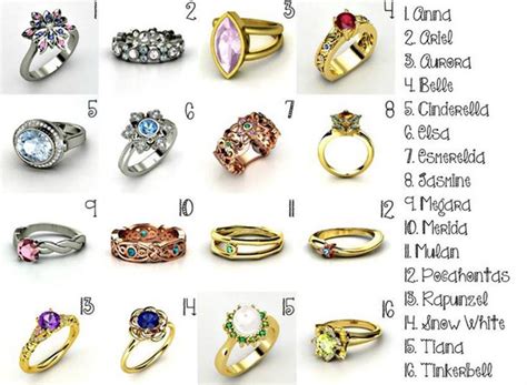 Best-Disney-Princess-Wedding-Rings-Collection | Disney princess rings, Disney engagement rings ...