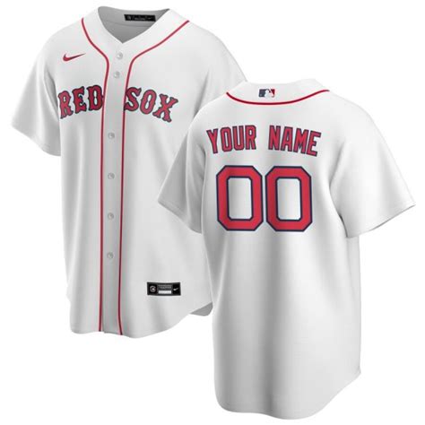 Boston Red Sox Nike Alternate 2020 Replica Custom Jersey – Red – SELECT ...