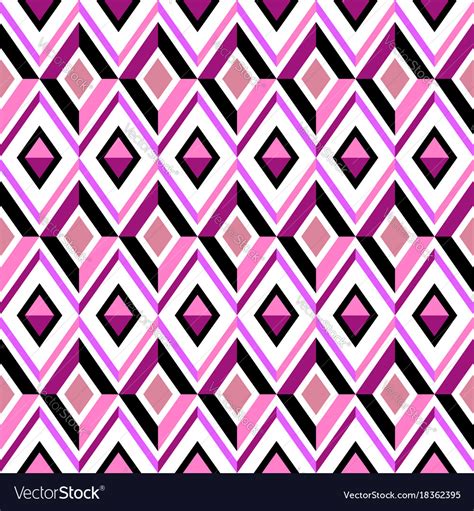 Pink diamond pattern Royalty Free Vector Image