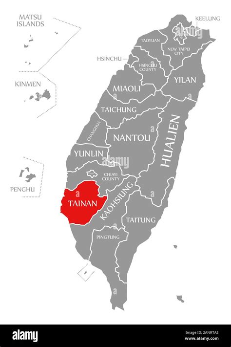 Tainan map hi-res stock photography and images - Alamy